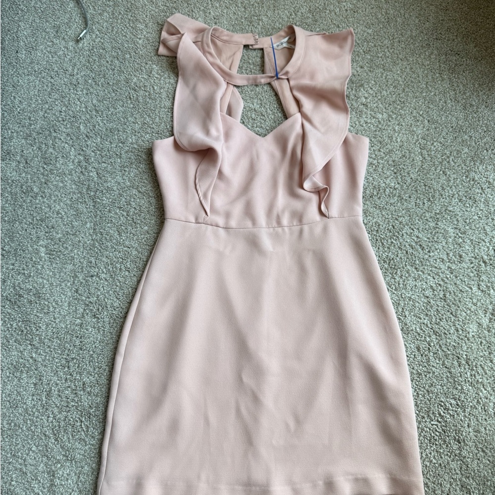 Brand New Pink Ruffle Dress